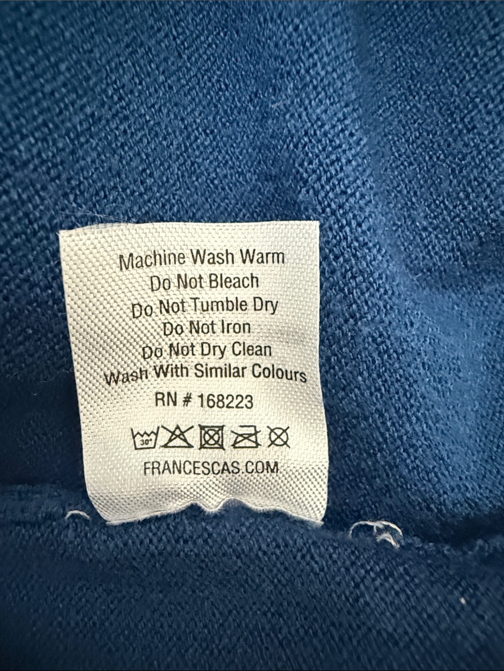 Studio 19 Women’s Simple Crewneck Long Sleeve Top in Teal Blue, Size Large - Picture 9 of 9